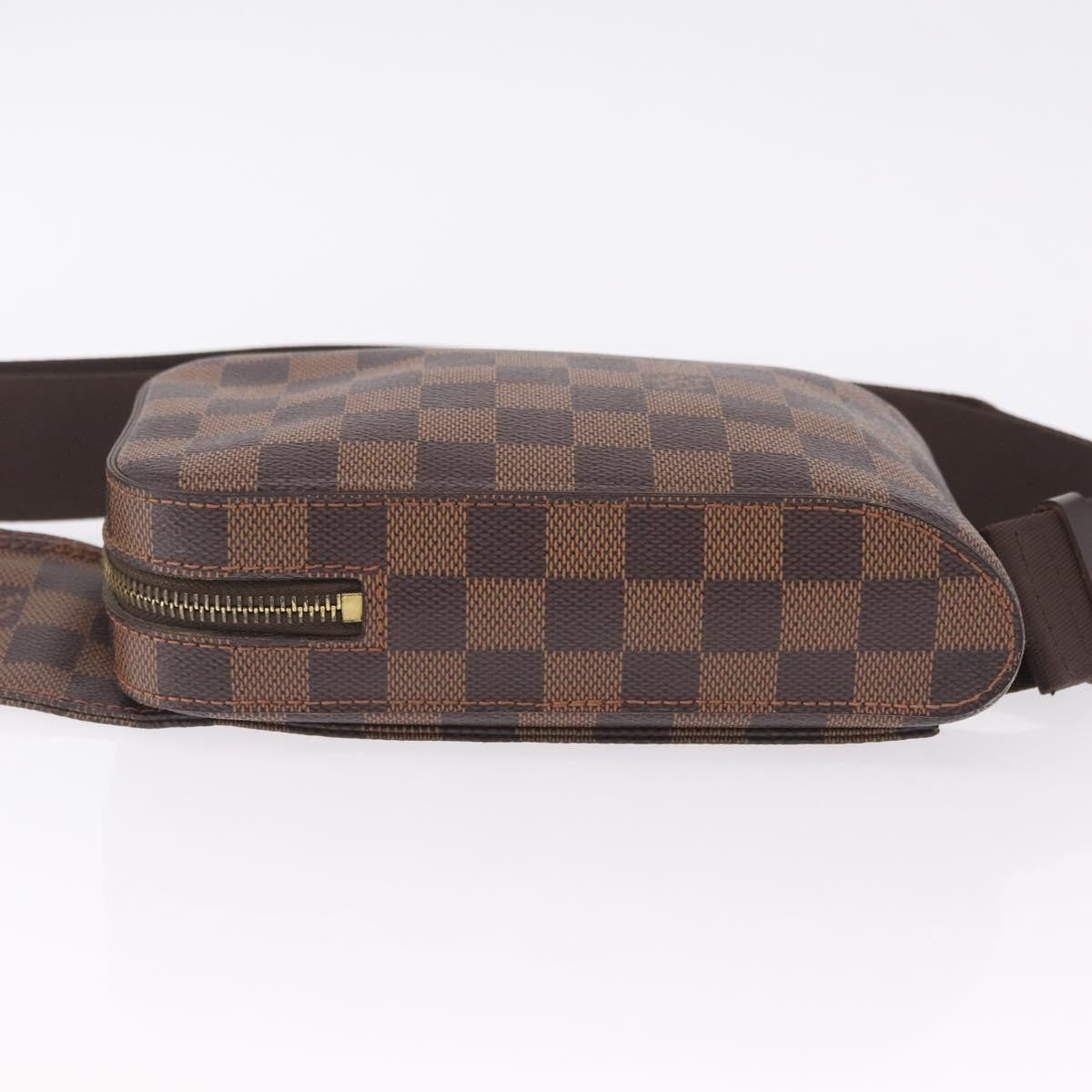 Louis Vuitton Geronimos Waist Damier, Brown, Canvas, Shoulder Bag