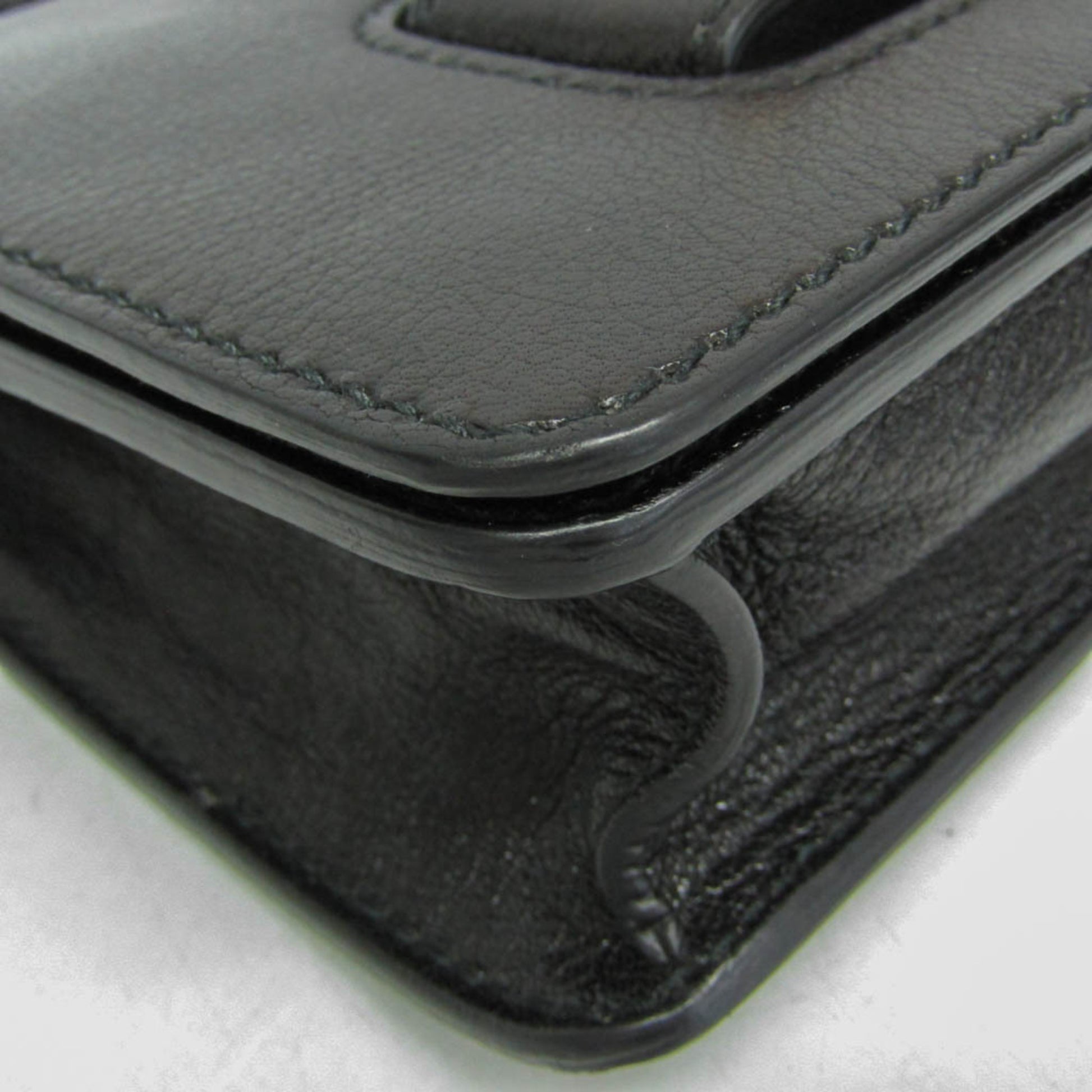 Christian Dior J'Adior Flap Leather, Black, Leather, Shoulder Bag