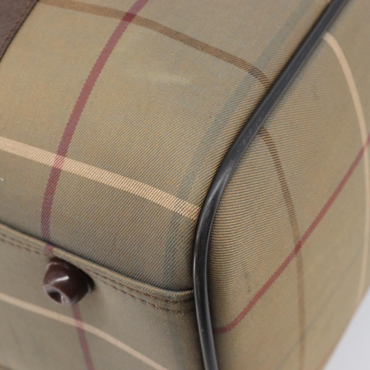 Burberry Nova check boston Canvas, Beige, Canvas, Handbag