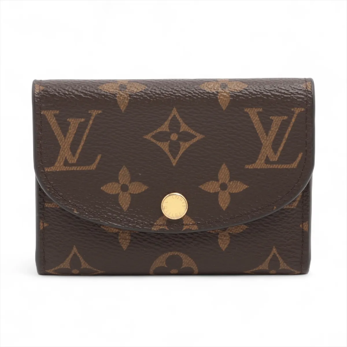 Louis Vuitton Zipped Wallet Monogram Eclipse Canvas, BROWN, LEATHER, Wallets
