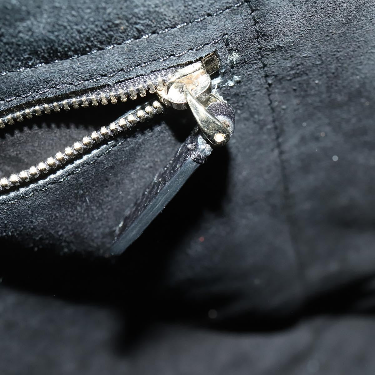 Valentino Garavani Rockstud Open Leather, Black, Leather, Tote Bag