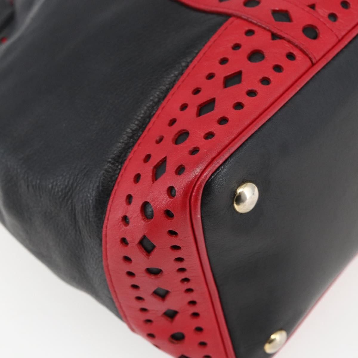 Saint Laurent Vintage Leather, Black, Leather, Shoulder Bag