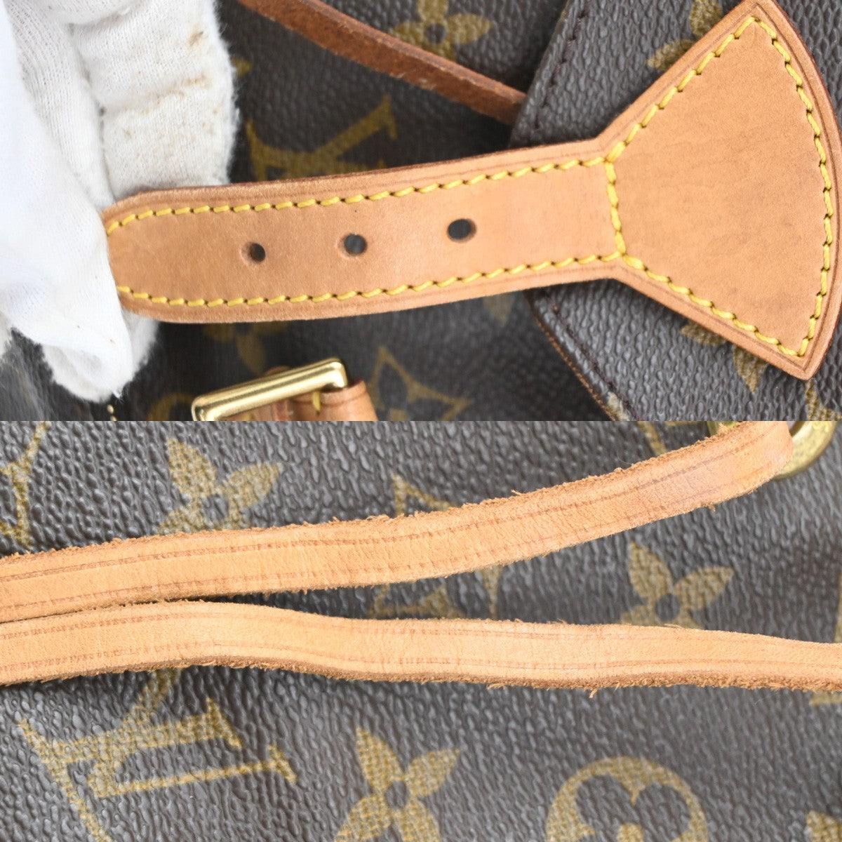 Louis Vuitton Vintage Montsouris Monogram Canvas, Brown, Canvas, Backpack