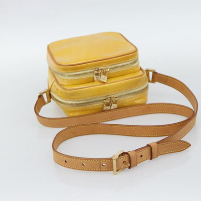 Louis Vuitton Wooster Monogram Vernis, Yellow, Patent Leather, Handbag