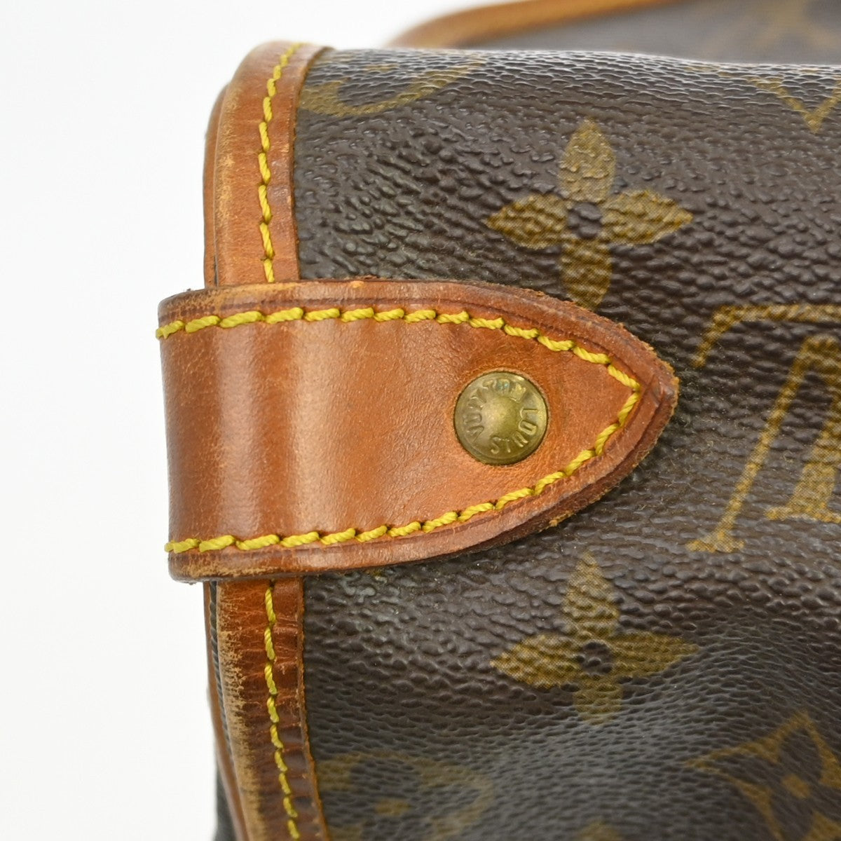 Louis Vuitton Saumur Monogram, Brown, Canvas, Shoulder Bag