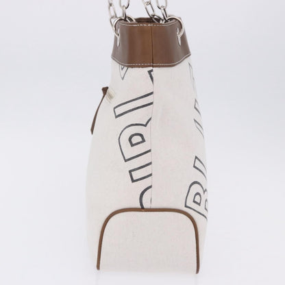 Burberry Blue Label Canvas, White, Canvas, Shoulder Bag