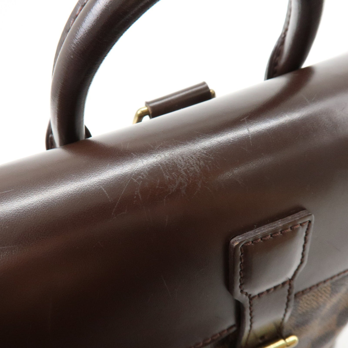 Louis Vuitton Soho Damier, Brown, Canvas, Backpack