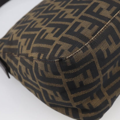 Fendi Mamma Baguette Zucca Jacquard Velvet, Multicolour, Canvas, Shoulder Bag