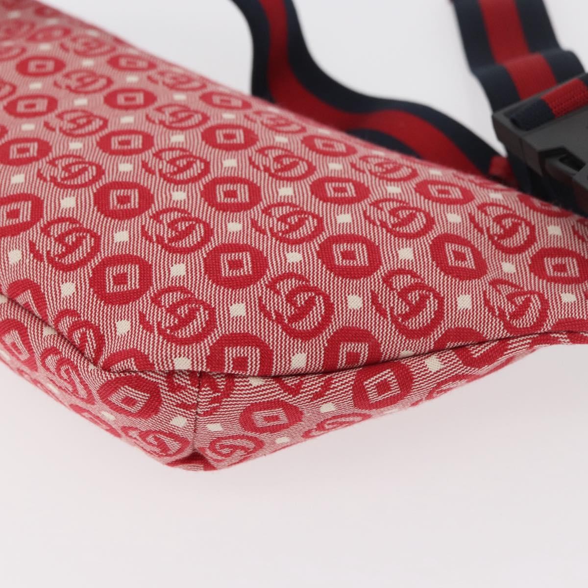 Gucci Children's Belt Printed Coated Canvas, Red, Canvas, Handbag
