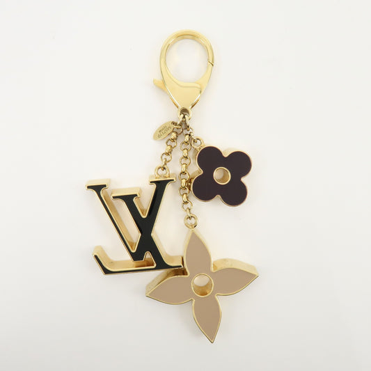 Louis Vuitton Fleur de Monogram Bag Charm Metal, Gold, Metal, Charm