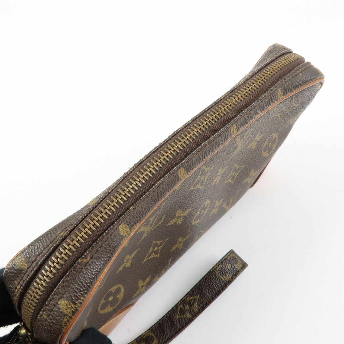 Louis Vuitton Marly Dragonne Clutch Monogram Canvas, Brown, Canvas, Clutch