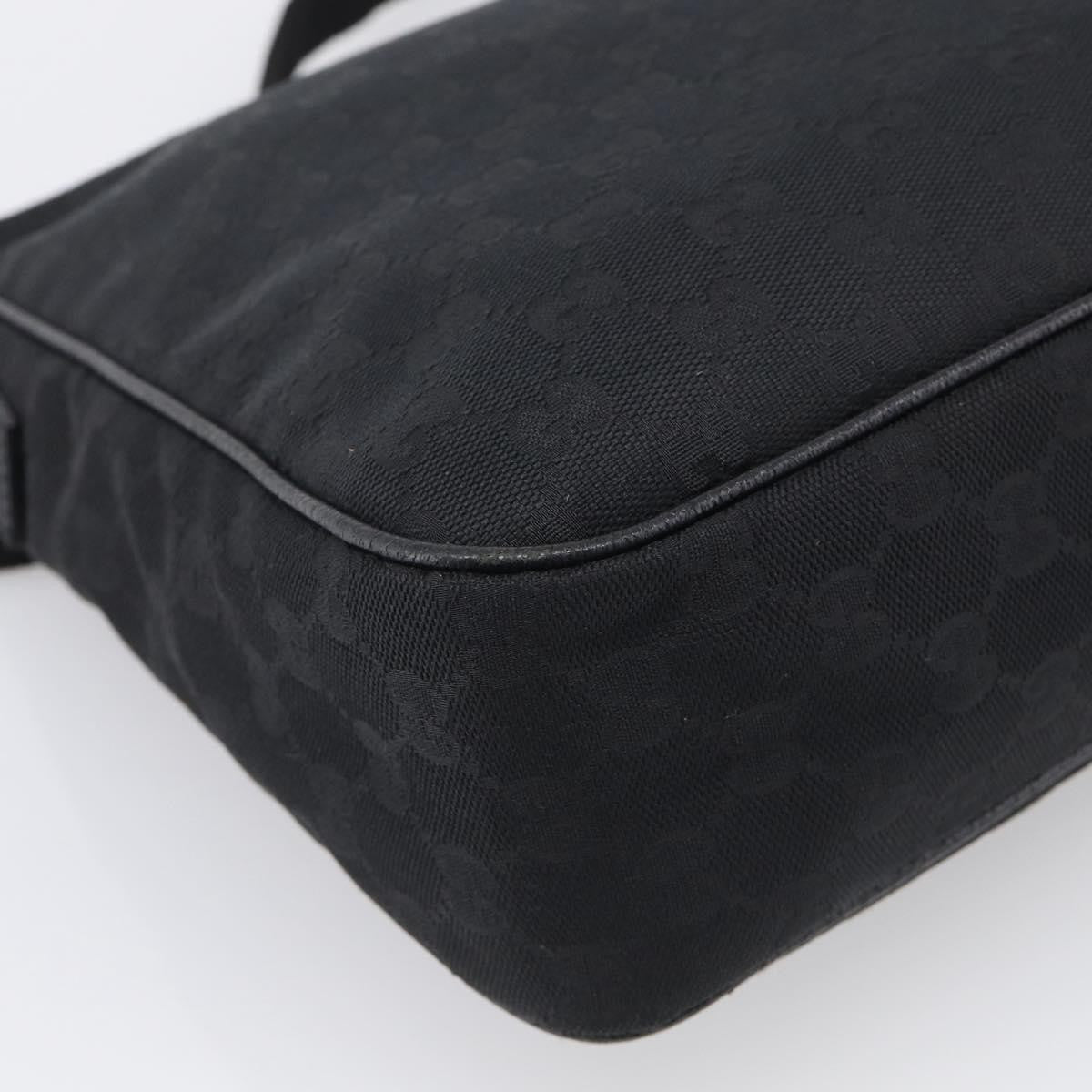 Gucci Shoulder Canvas, Black, Canvas, Shoulder Bag