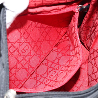 Christian Dior Vintage Lady Dior Bag Cannage Quilt Nylon, BLACK, NYLON, Handbag