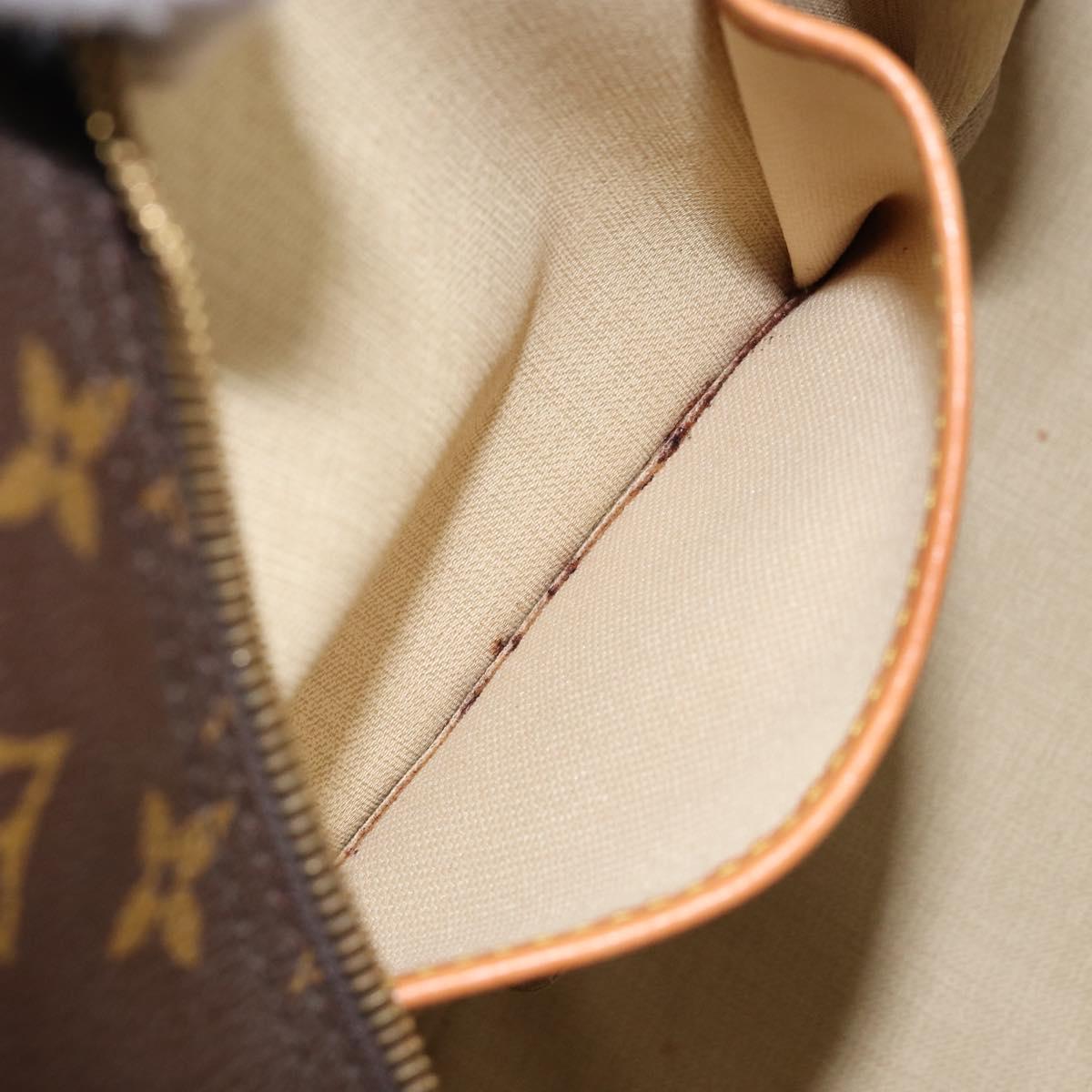 Louis Vuitton Deauville Handbag Monogram Canvas, BROWN, CANVAS, Handbag