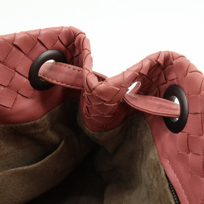 Bottega Veneta Bella Intrecciato Nappa, Pink, Leather, Tote Bag