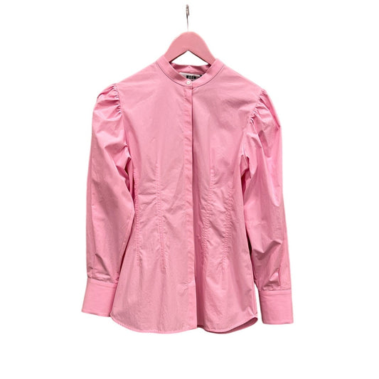 MSGM Camicia Blouse Top 46 IT Pink NWT