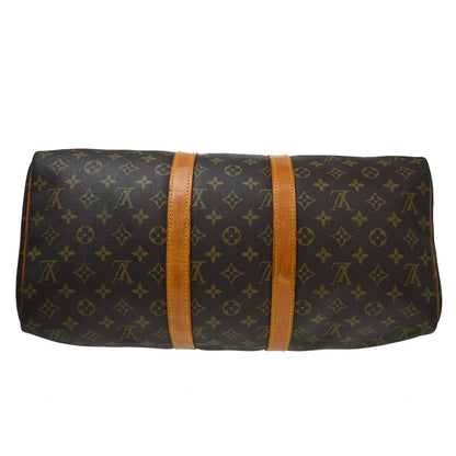 Louis Vuitton Keepall Monogram Canvas, Brown, Canvas, Travel Bag
