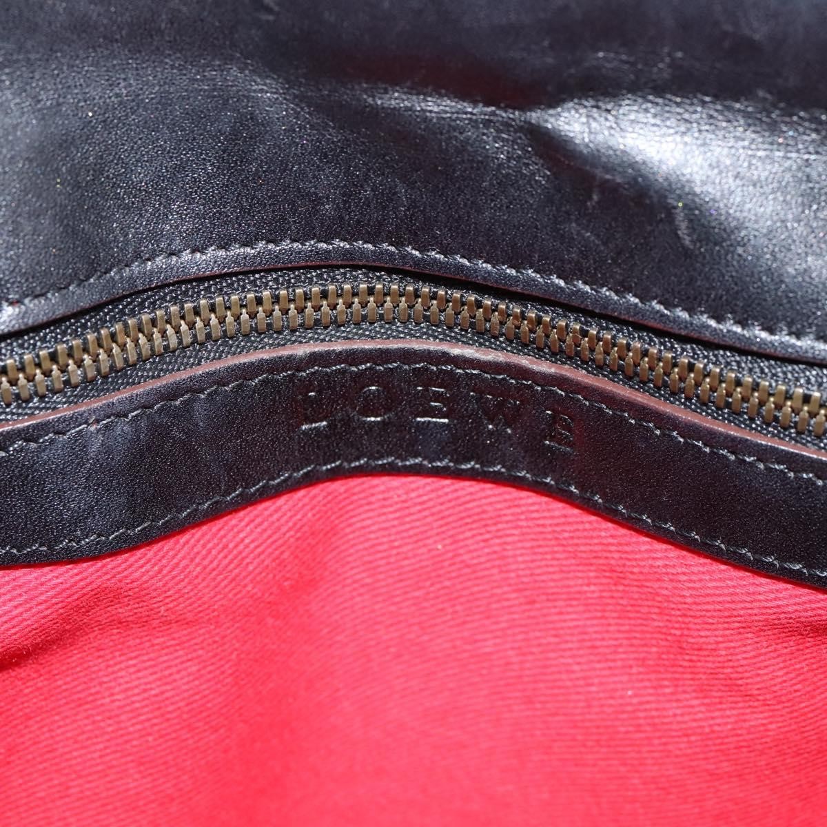 Loewe Vintage Leather, Black, Leather, Shoulder Bag
