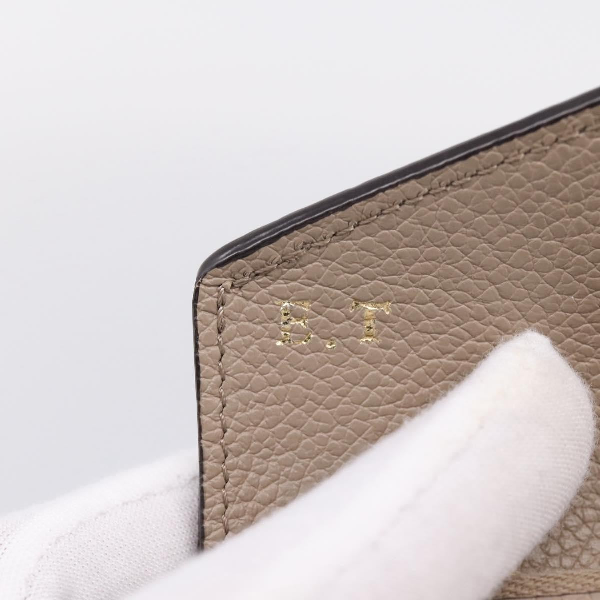 Louis Vuitton Zoe Monogram Empreinte Leather, Beige, Leather, Wallet