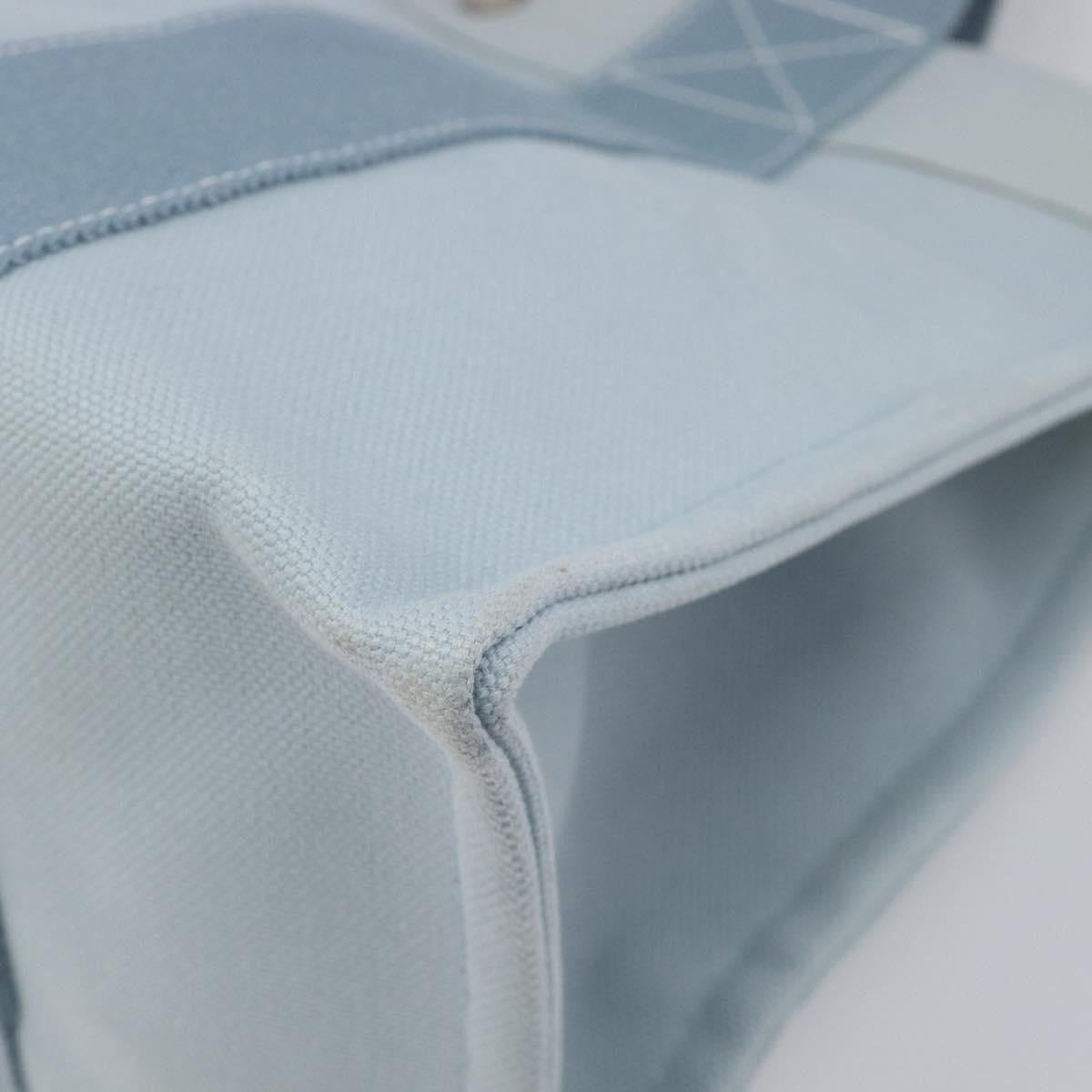 Hermes Bora Bora Toile, Blue, Canvas, Tote Bag
