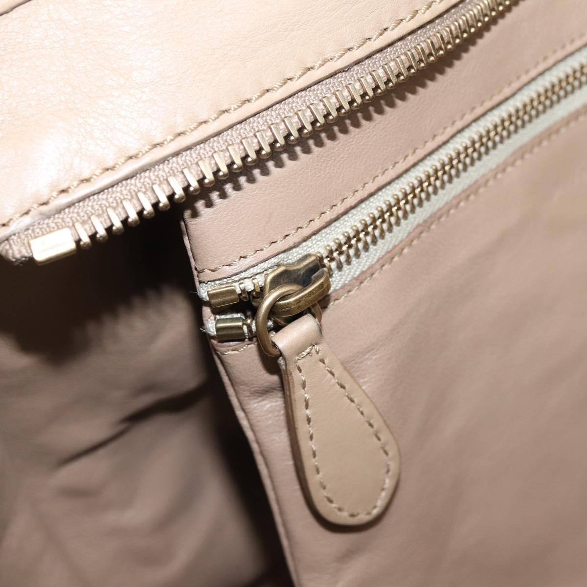 Celine Shopper Luggage Leather, Beige, Leather, Handbag
