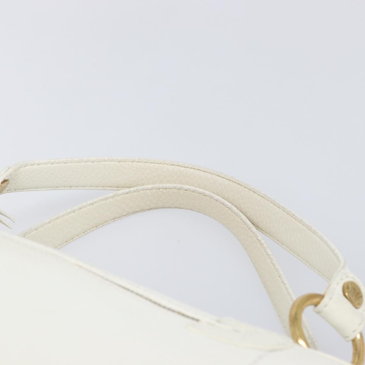 Celine Handbag Leather, White, Leather, Handbag