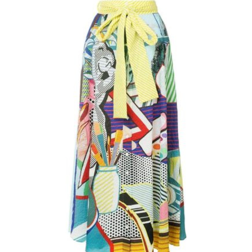 MARY KATRANTZOU Camilla Pop Art Maxi Skirt