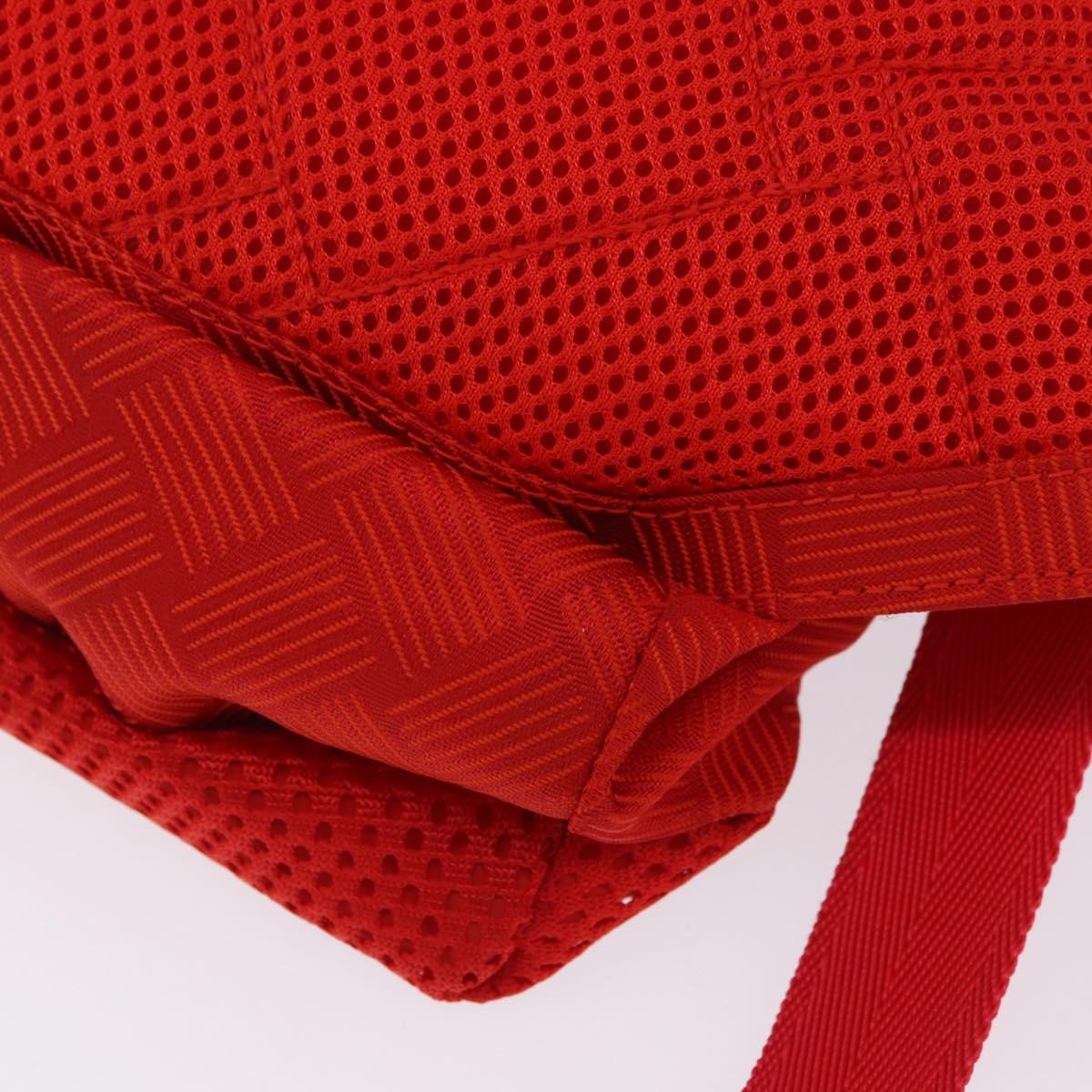 Bottega Veneta Paper Touch Printed Nylon, Red, Nylon, Backpack