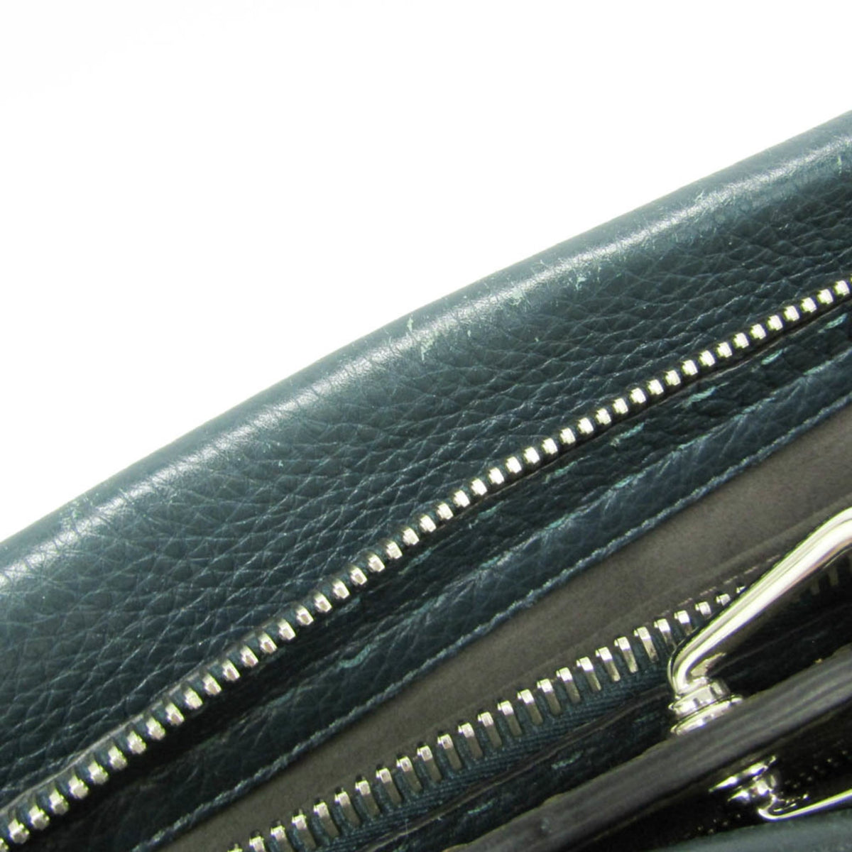 Fendi Monster Selleria Peekaboo Leather, Green, Leather, Handbag