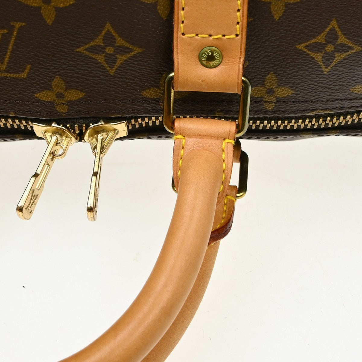 Louis Vuitton Keepall Monogram Canvas, Brown, Canvas, Travel Bag