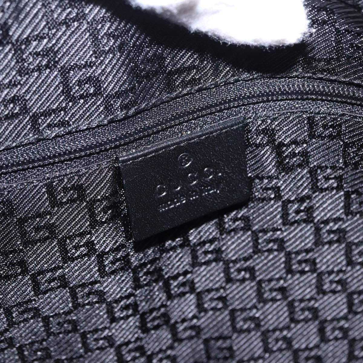 Gucci Jackie O Bouvier Hobo Leather, Black, Leather, Shoulder Bag