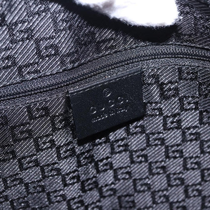 Gucci Jackie O Bouvier Hobo Leather, Black, Leather, Shoulder Bag