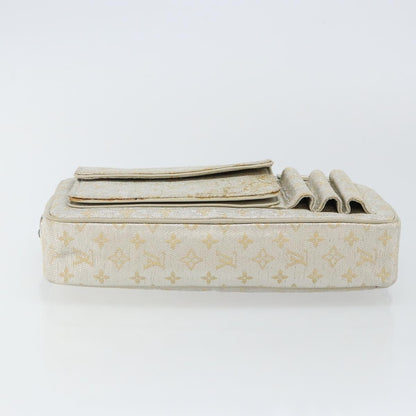 Louis Vuitton McKenna Mini Lin, Gold, Canvas, Tote bag
