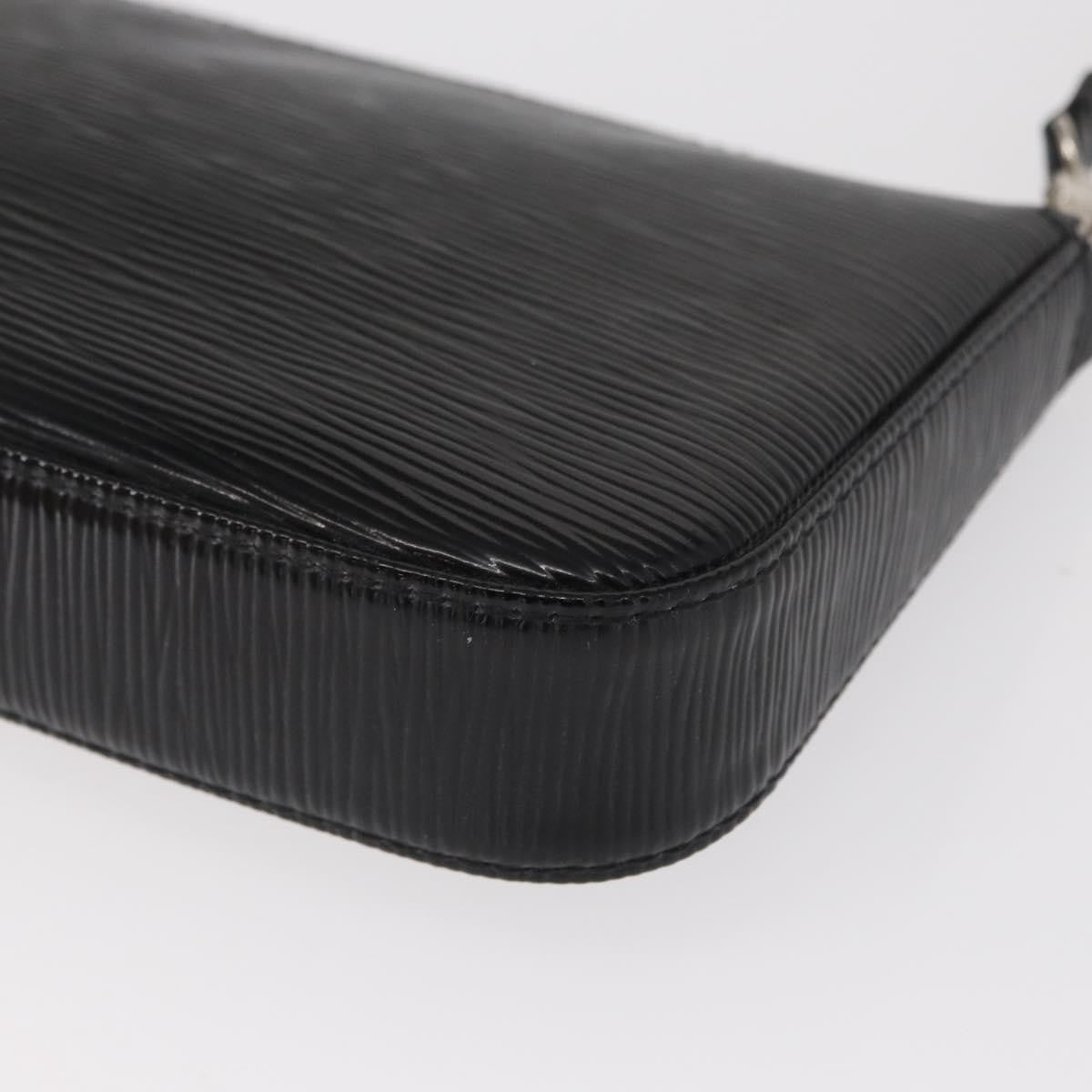 Louis Vuitton Pochette Accessoires NM Electric Epi Leather, Black, Leather, Clutch