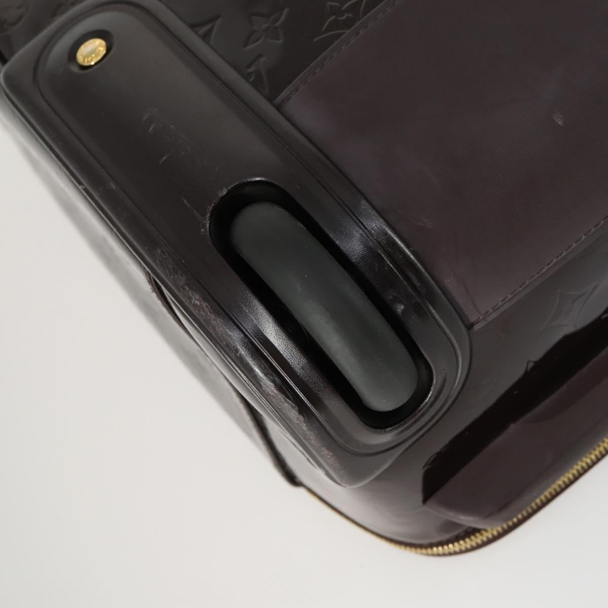 Louis Vuitton Pegase Luggage Monogram Vernis, Brown, Patent Leather, Travel Bag