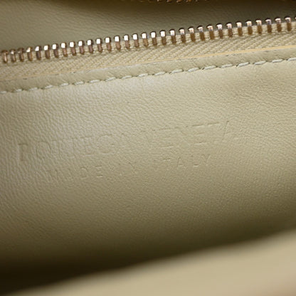 Bottega Veneta Cassette Padded Maxi Intrecciato Leather, Beige, Leather, Crossbody Bag