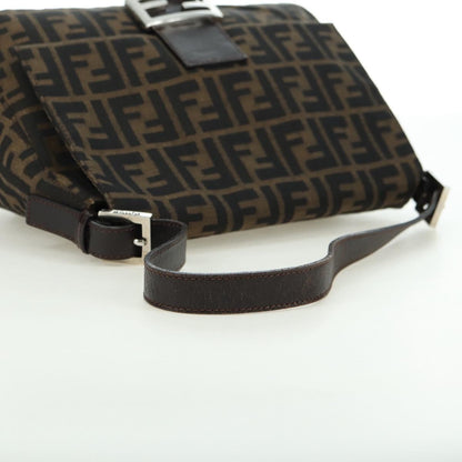 Fendi Mama Forever Zucca Canvas, Brown, Canvas, Handbag