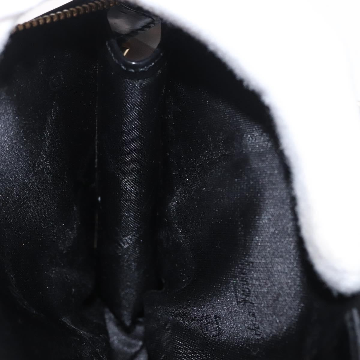 Salvatore Ferragamo Gancini Leather, Black, Leather, Crossbody Bag
