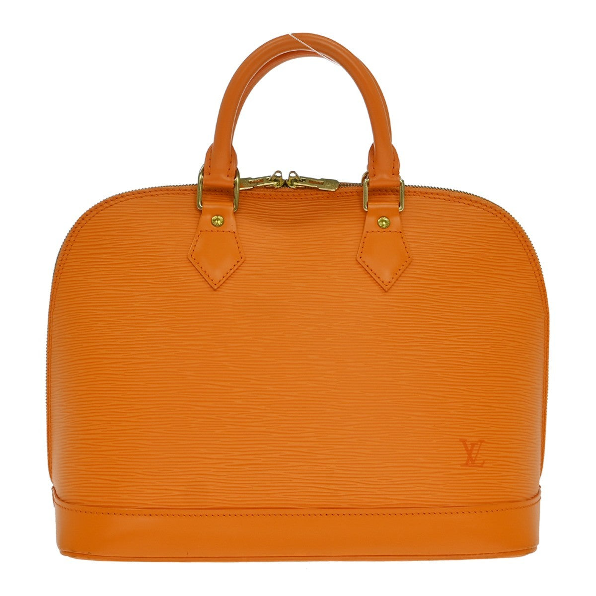 Louis Vuitton Alma Epi Leather, Orange, Leather, Handbag