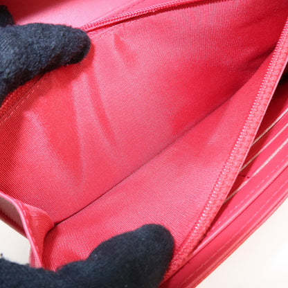 Chanel Timeless CC Flap Caviar, Red, Calfskin, Wallet