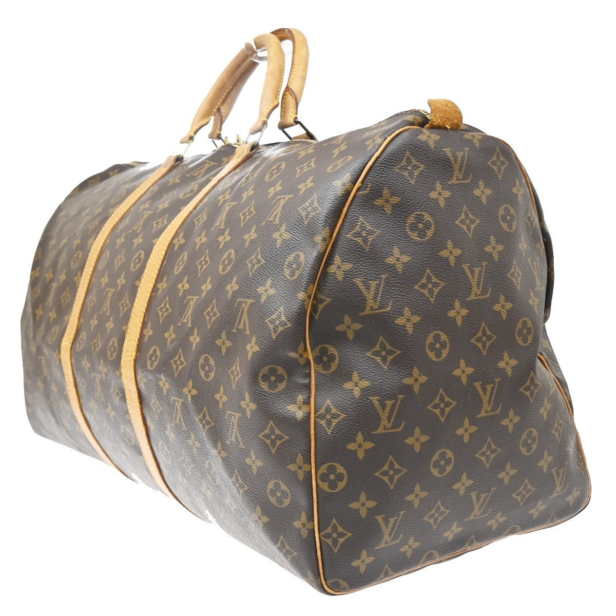Louis Vuitton Keepall Monogram Canvas, Brown, Canvas, Travel Bag