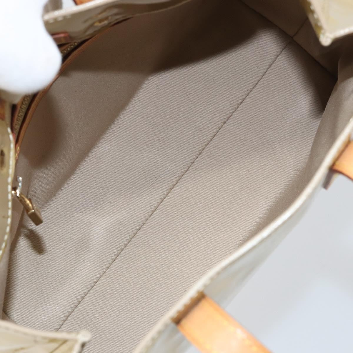 Louis Vuitton Reade Monogram Vernis, Beige, Patent Leather, Handbag