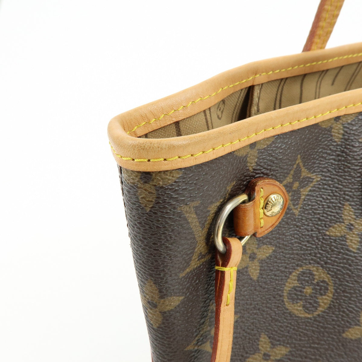 Louis Vuitton Neverfull Monogram Canvas, Brown, Canvas, Tote Bag