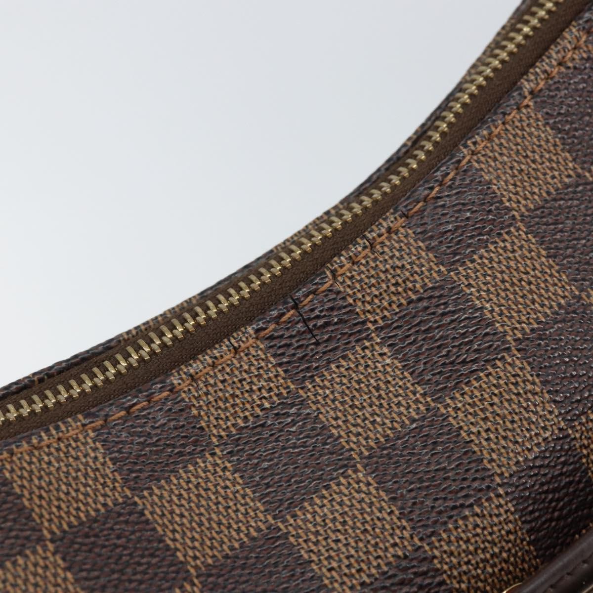 Louis Vuitton Bloomsbury Damier, Brown, Canvas, Handbag
