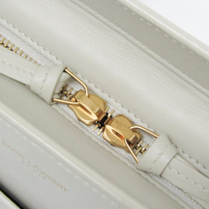 Saint Laurent East Side Smooth Leather, White, Leather, Tote Bag