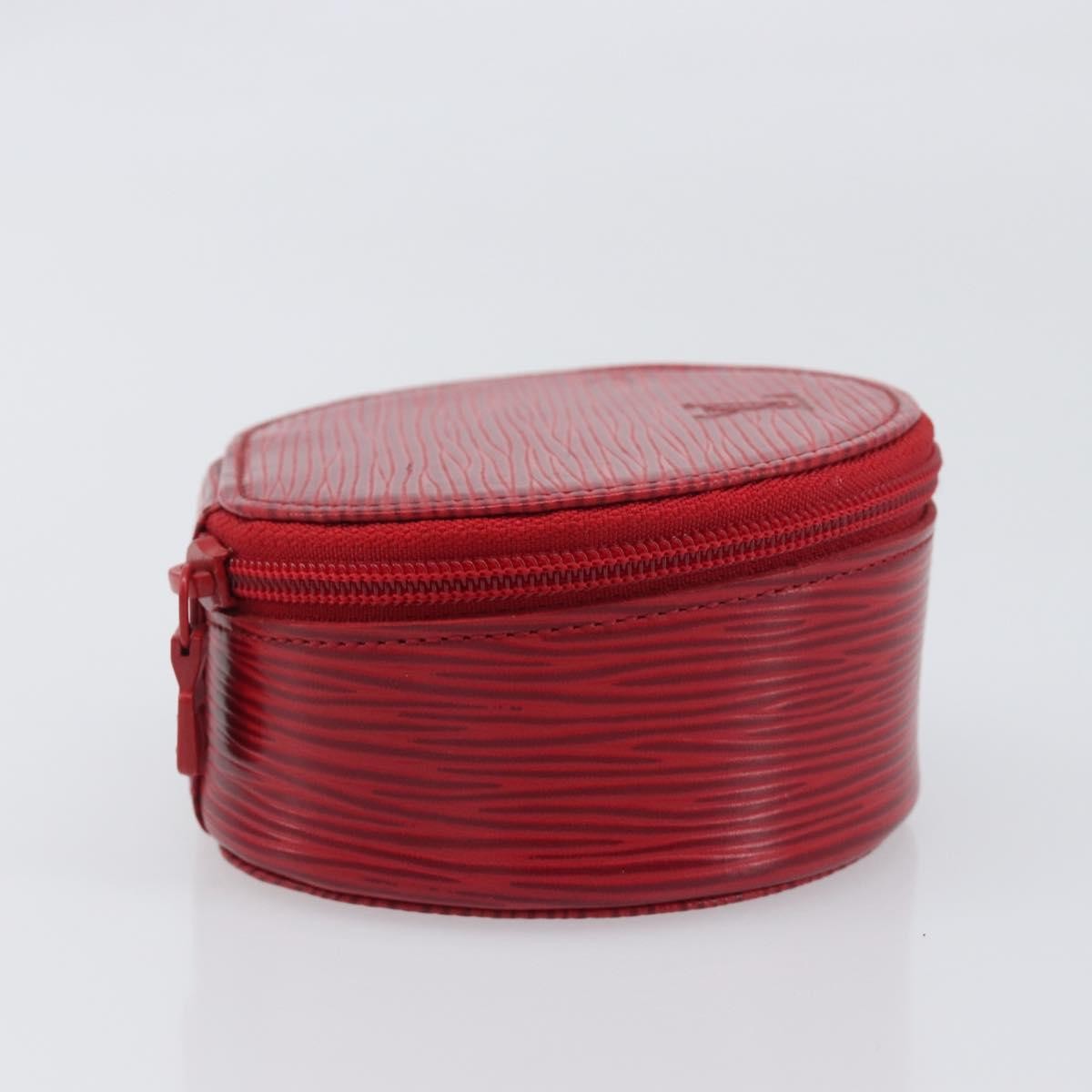 Louis Vuitton Ecrin Bijoux Epi Leather, Red, Leather, Jewelry Set