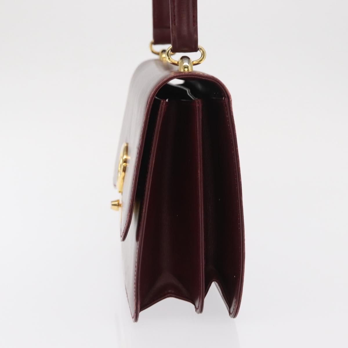 Gucci Vintage Leather, Burgundy, Leather, Handbag