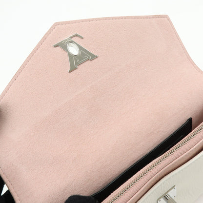 Louis Vuitton Mylockme Chain Pochette Leather, Pink, Leather, Clutch