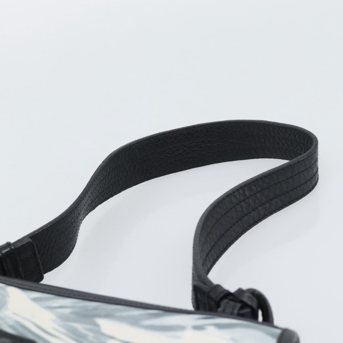 Salvatore Ferragamo Gancini Nylon, Gray, Nylon, Crossbody Bag