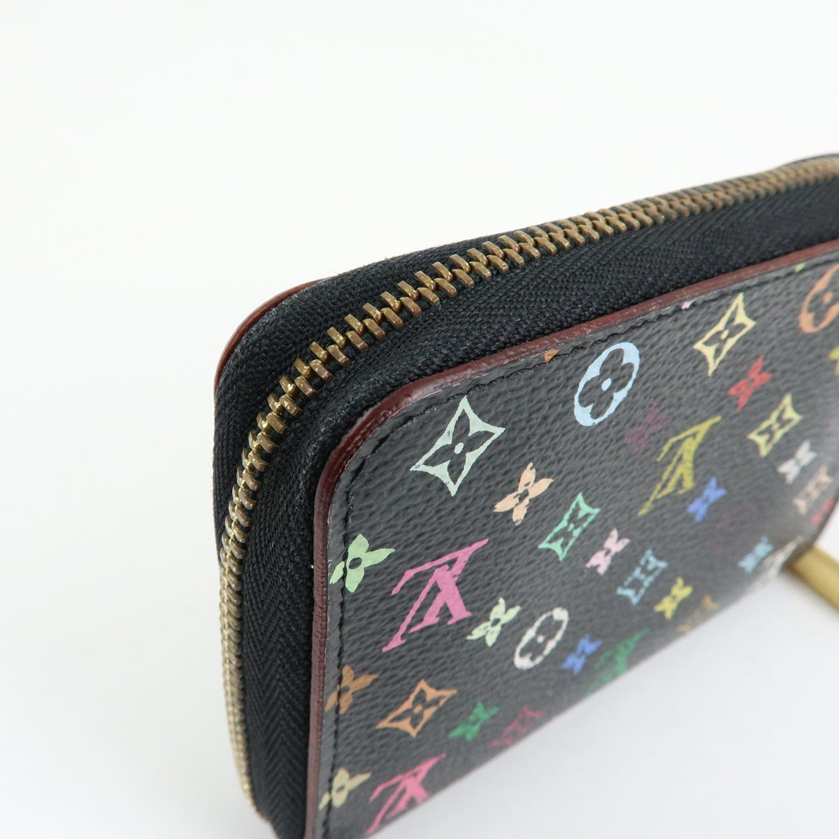 Louis Vuitton Zippy Coin Purse Monogram Multicolor, Black, Canvas, Wallet